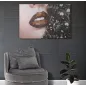DRUK NA PŁÓTNIE Beautiful Lips 120X3,8X80 cm